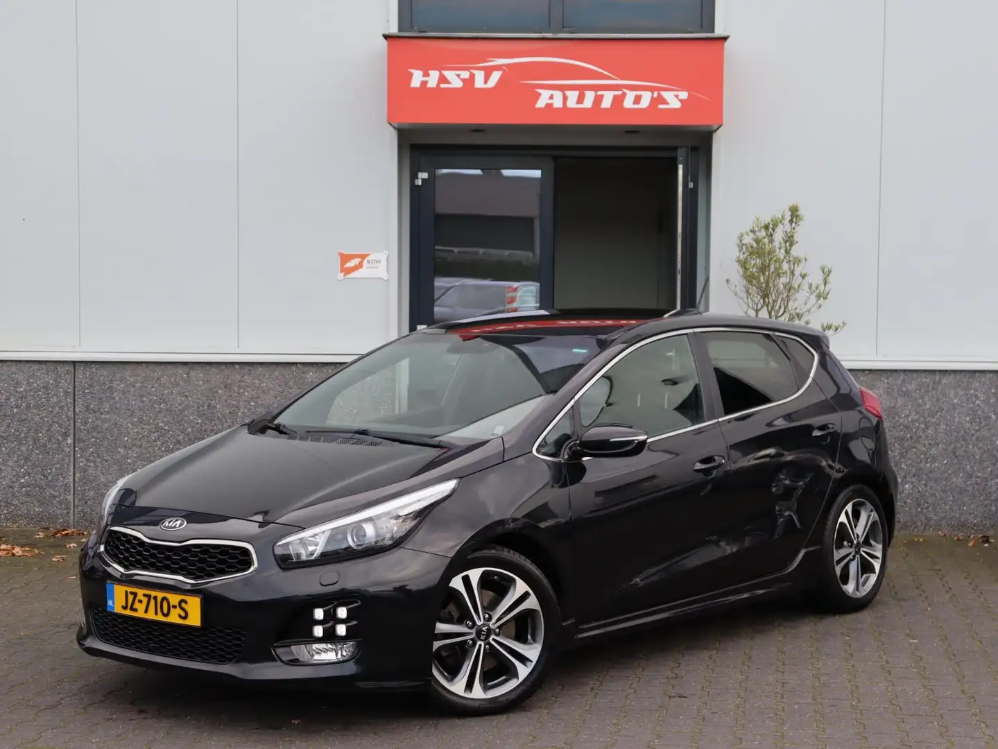 Kia Ceed / cee'd 1.0 T-GDi GT-Line navi LM org NL Zwart - 1