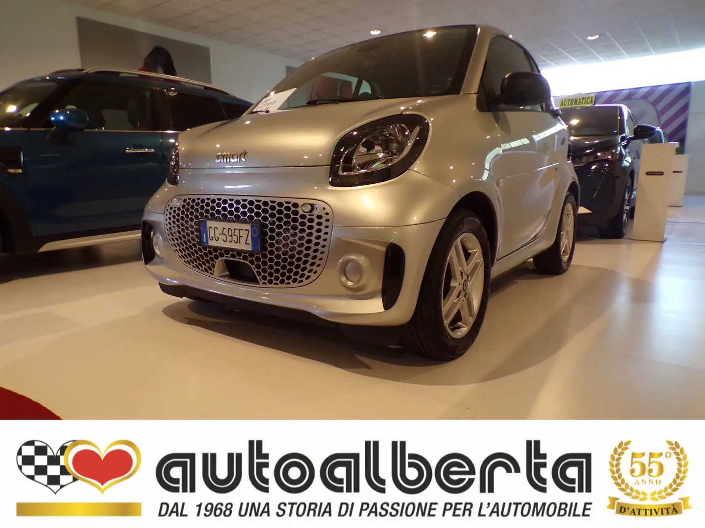 smart forTwo EQ 60 KW Pure (100% elettrica) Silber - 1