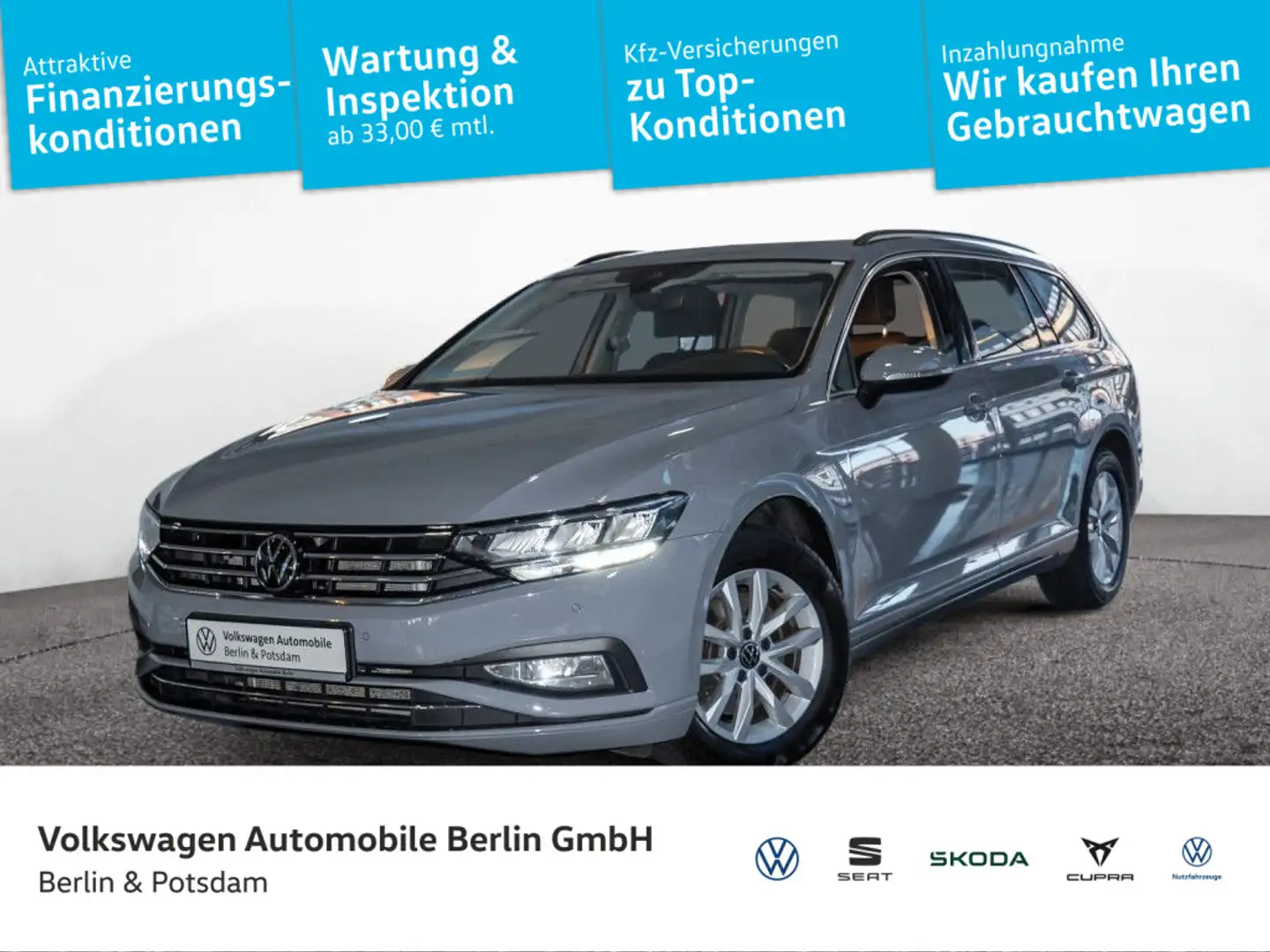 Volkswagen Passat Variant 1.5 TSI Business Navi Kamera SHZG Grau - 1