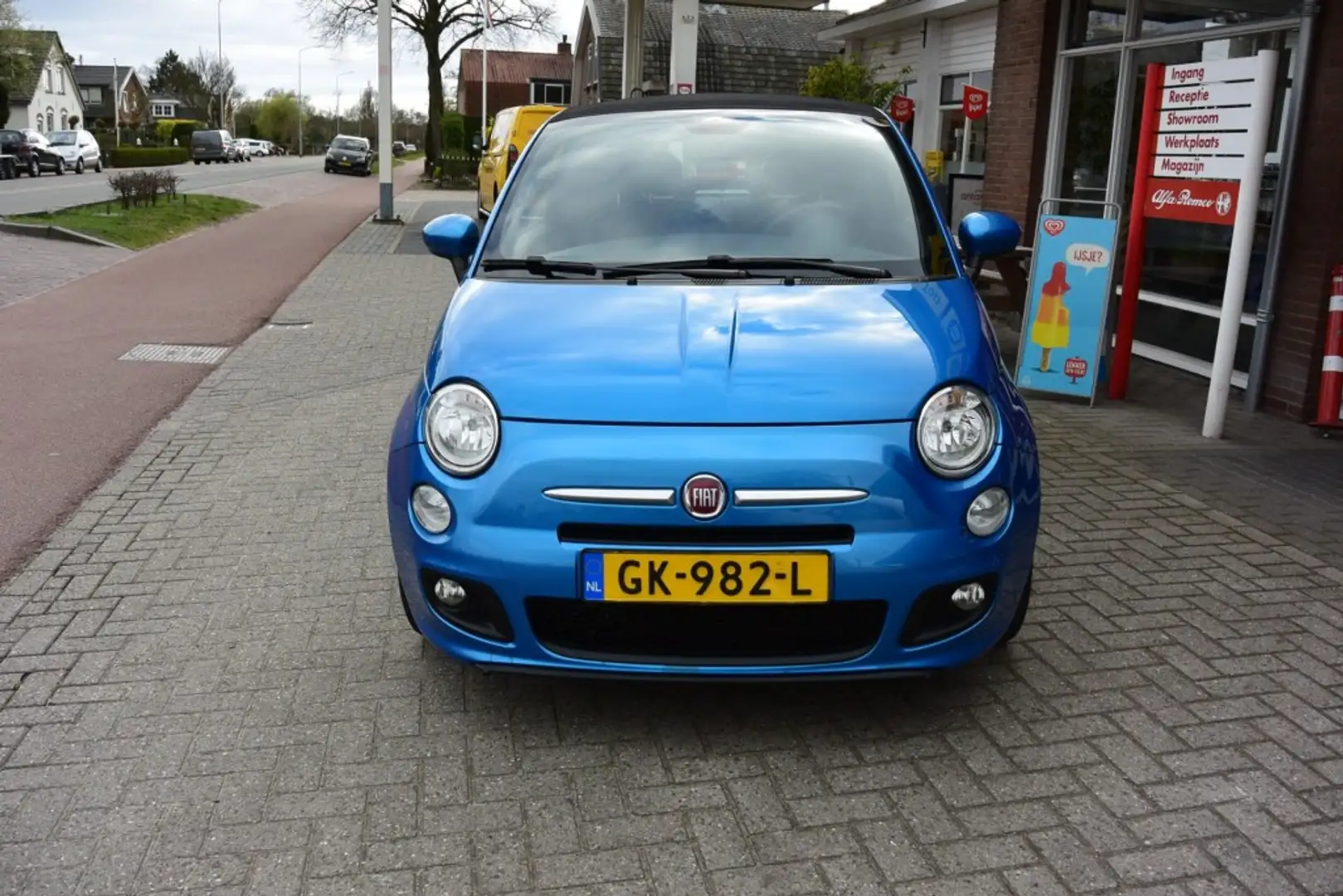 Fiat 500C 0.9 TWINAIR SPORT Cabriolet Blau - 2