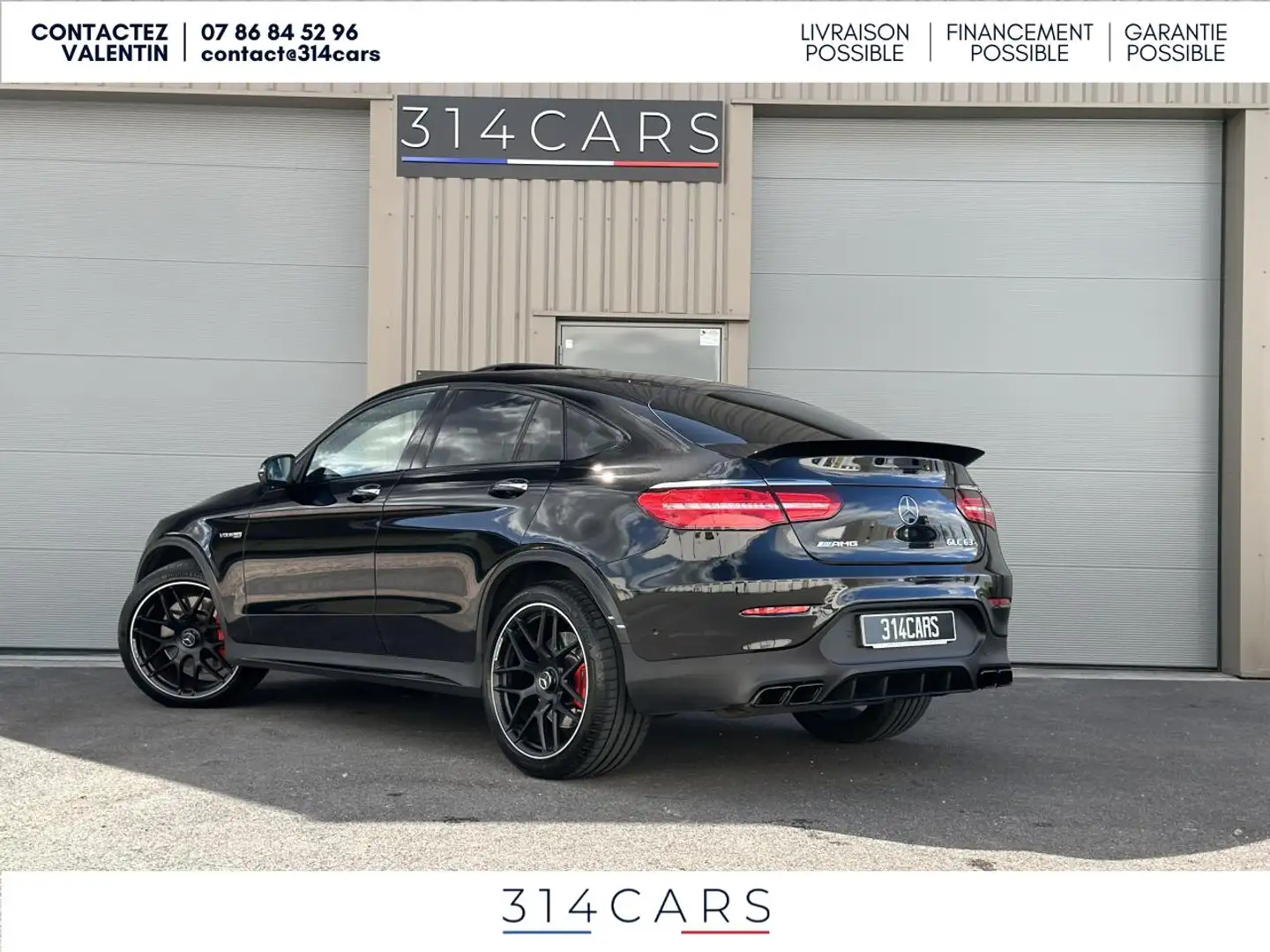 Mercedes-Benz GLC 63 AMG GLC 63 S Coupé - 510 - BVA 9G TRONIC 4-Matic+ Noir - 2