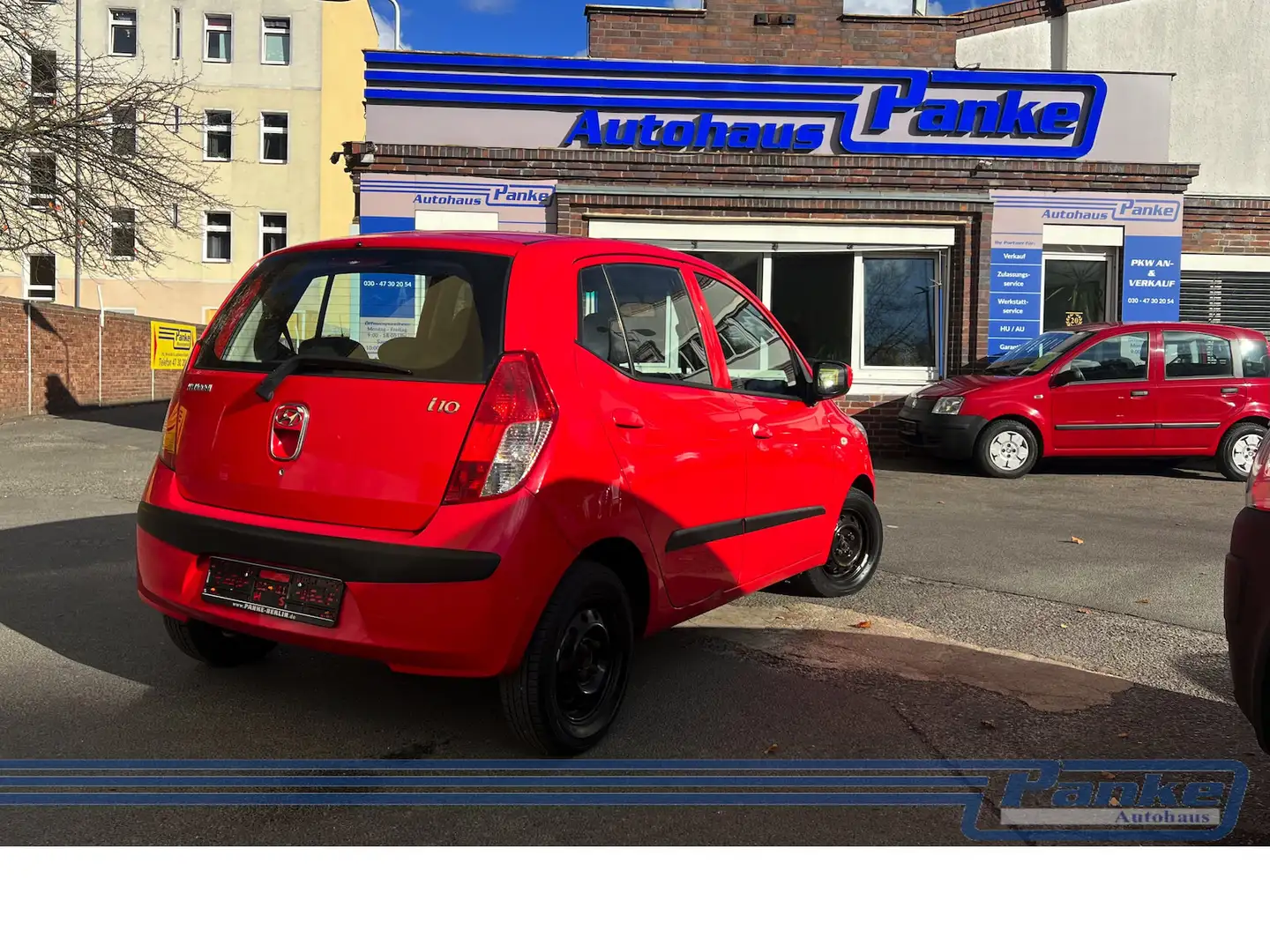 Hyundai i10 Classic E*Klima*Radio*11/26TÜV* Rojo - 2