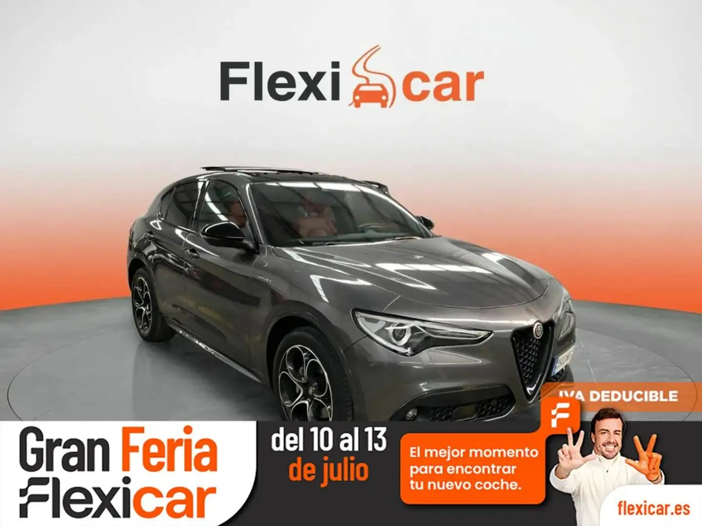 Alfa Romeo Stelvio 2.2 Diésel 154kW (210CV) Veloce Q4 Gris - 1