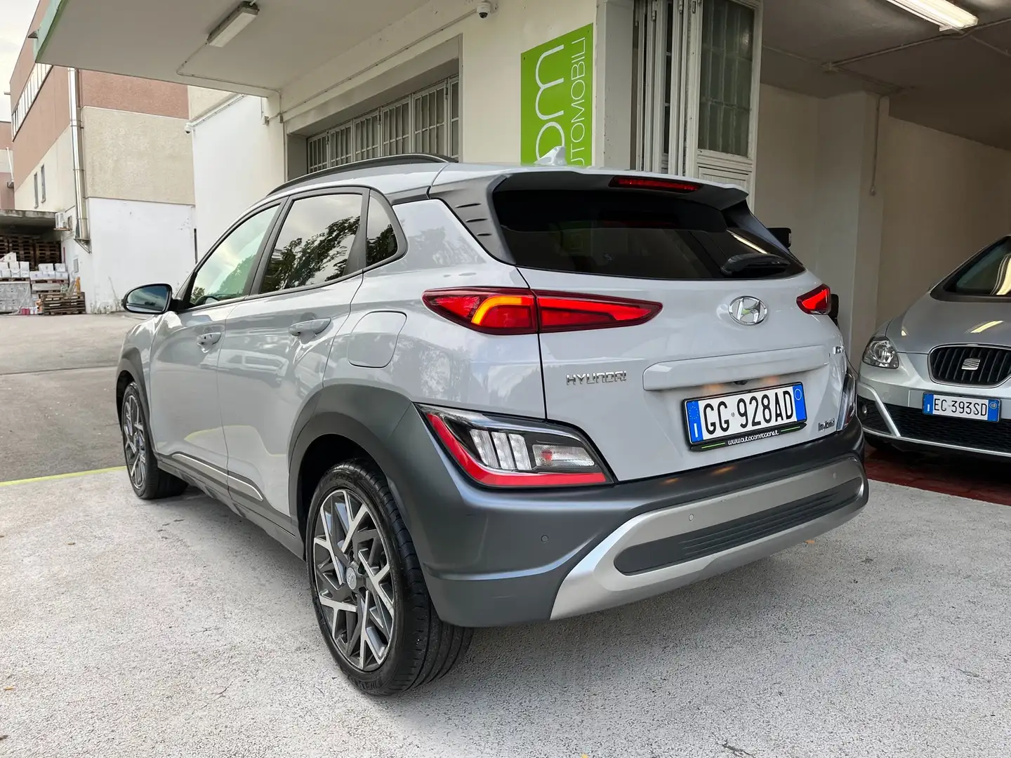 Hyundai KONA 1.6 hev X-line Safety Pack DCT LED-CARPLAY-ADAS Grigio - 2
