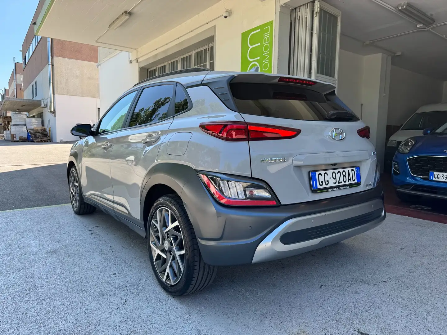 Hyundai KONA 1.6 hev X-line Safety Pack DCT LED-CARPLAY-ADAS Grigio - 2