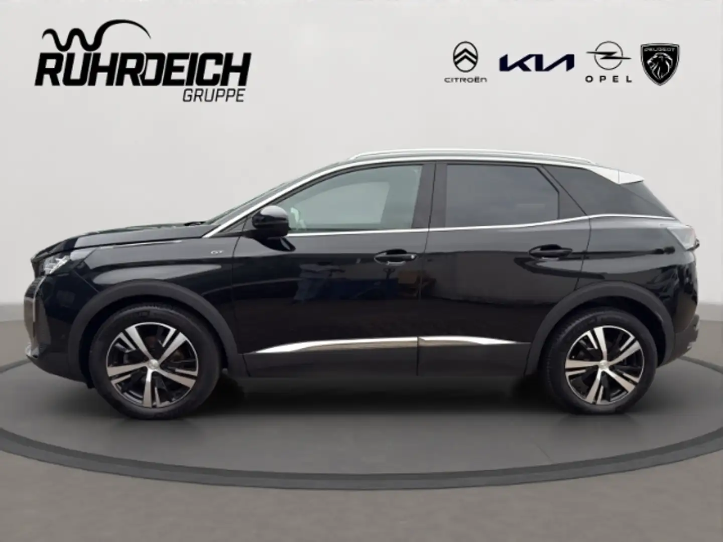 Peugeot 3008 GT PT 130 Navi Kamera Apple CarPlay Android Auto Schwarz - 2