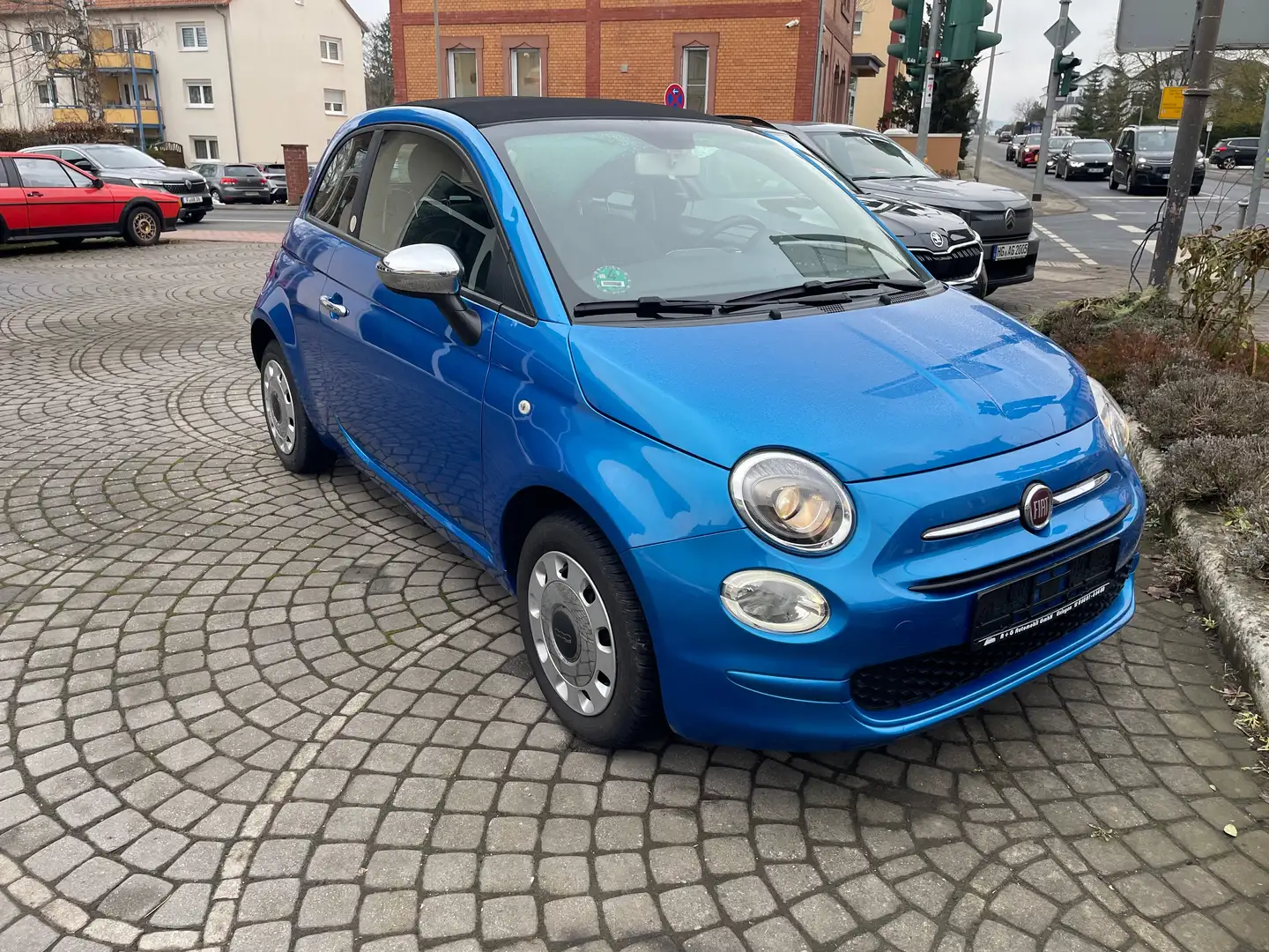 Fiat 500C Mirror PDC Hinten UConnect 7 Tempomat Blau - 1