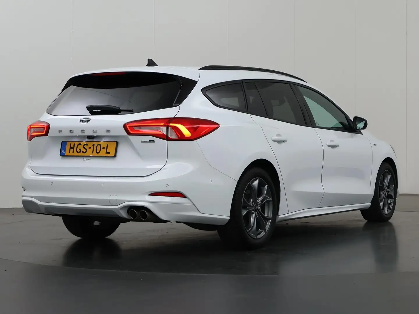 Ford Focus Wagon 1.0 EcoBoost Hybrid ST Line Business | Cruis Blanc - 2