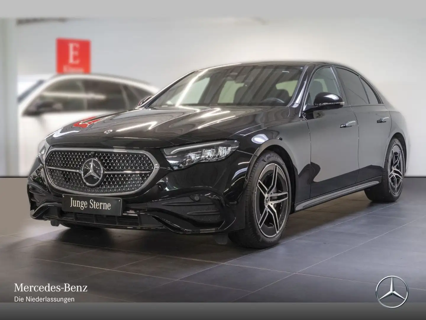 Mercedes-Benz E 200 AMG Distr. LED Night Kamera Spurhalt-Ass PTS Negro - 2