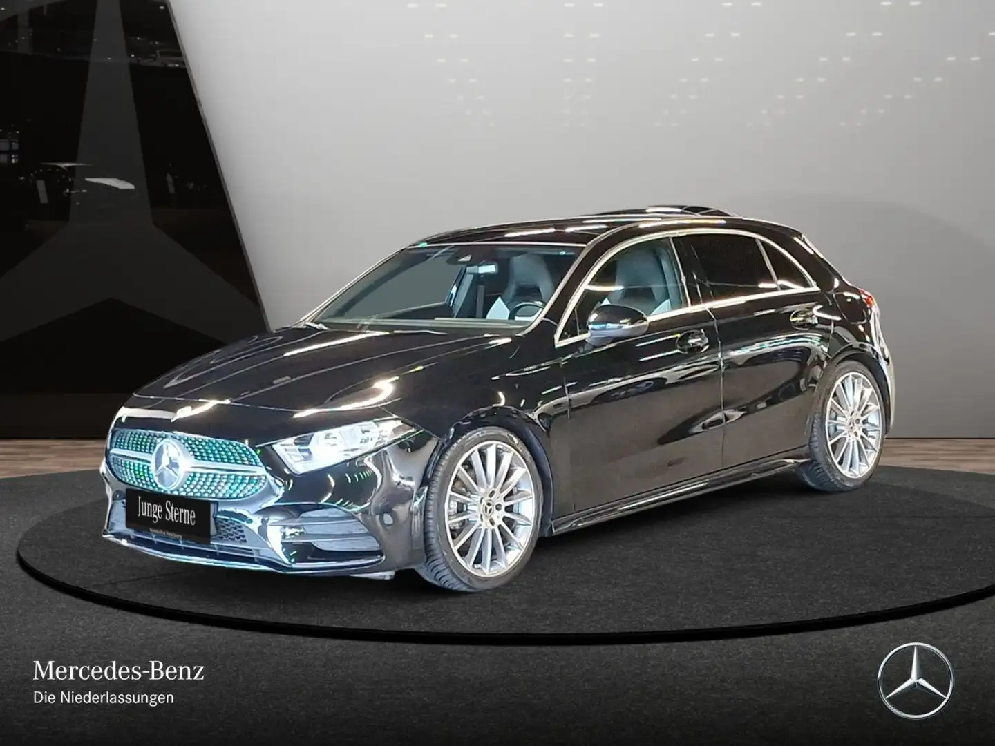 Mercedes-Benz A 180 AMG+PANO+KAMERA+19"+7G Negro - 2