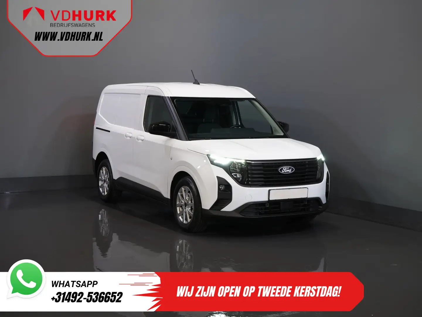 Ford Transit Courier 1.5 TDCi 100 pk Limited BPM VRIJ! Virtual Cockpit/ Blanc - 1