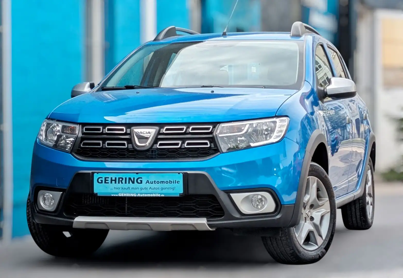 Dacia Sandero Stepway LPG TCe100 Klima AHK 8Räder 22TK Blauw - 1