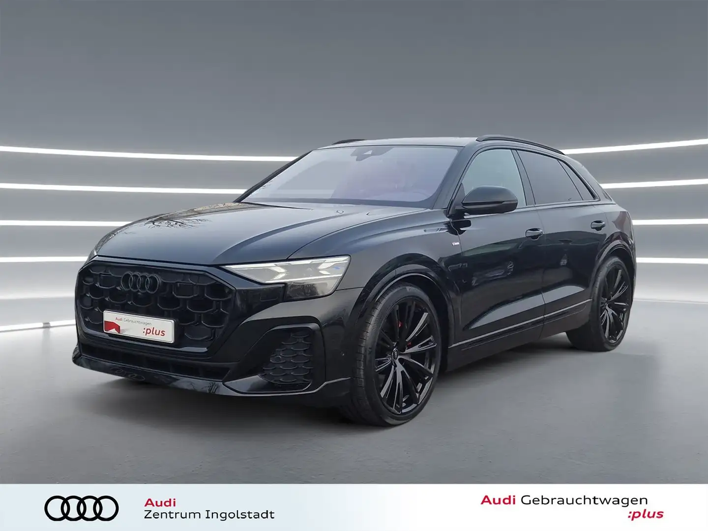 Audi Q8 50 TDI qu 2x S line HD-MATRIX STHZG PANO B&O Schwarz - 2