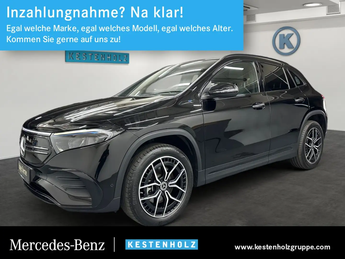 Mercedes-Benz EQA 250 AMG+NIGHT+KEYLESS+PANO+KAMERA+KLIMAAUTOM Schwarz - 1