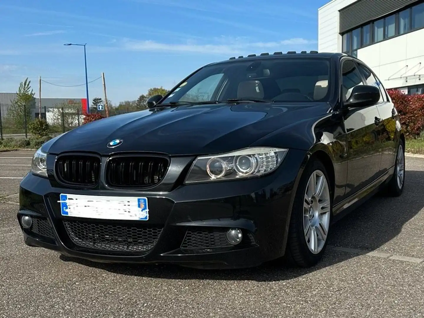 BMW 320 SERIE 3 320D E90 LUXE Zwart - 1