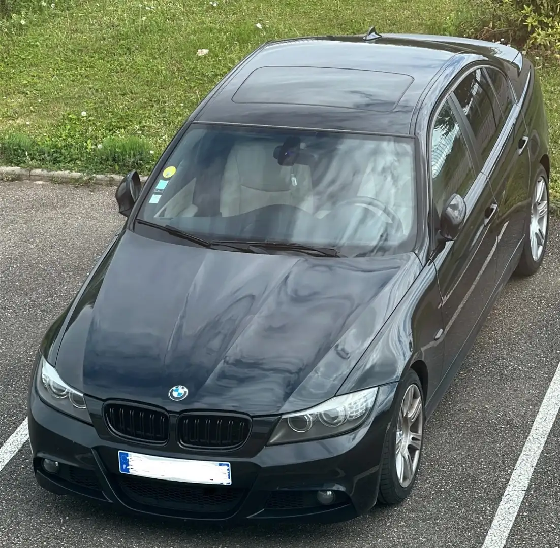 BMW 320 SERIE 3 320D E90 LUXE Noir - 2