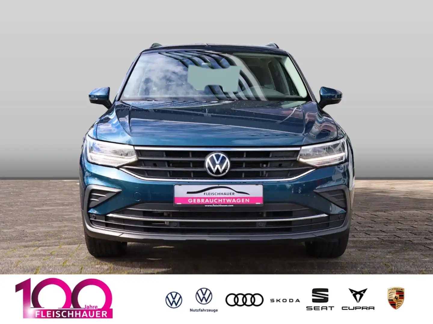 Volkswagen Tiguan Life 2.0 TDI 4M Navi+LED+AHK+19''+Kamera+App-conne Bleu - 2