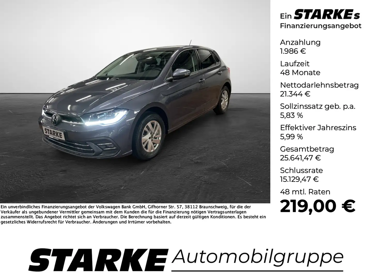 Volkswagen Polo 1.0 TSI DSG Style Gris - 1