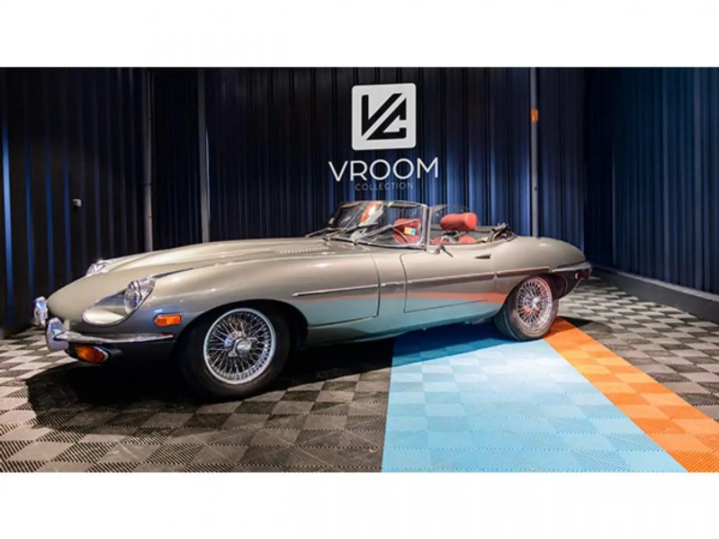 Jaguar E-Type TYPE E CABRIOLET SERIE 2 - 4,2L - 265CV Gris - 2