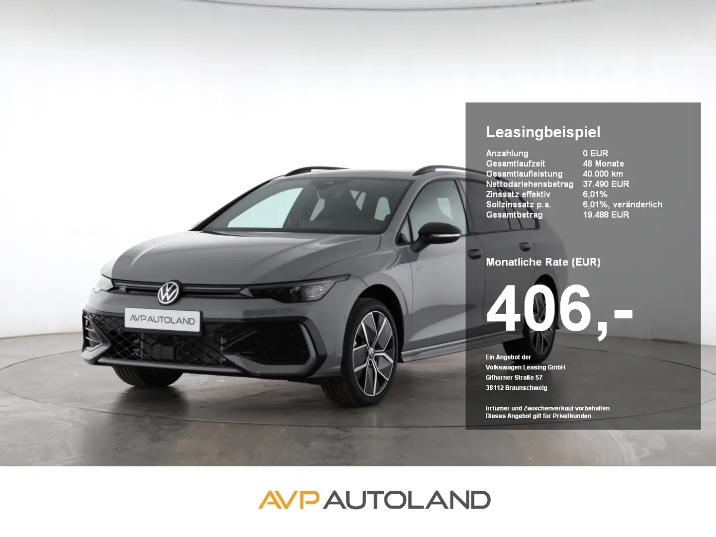 Volkswagen Golf Variant Golf VIII Variant 1.5 eTSI DSG R-Line BLACK ST. Grau - 1