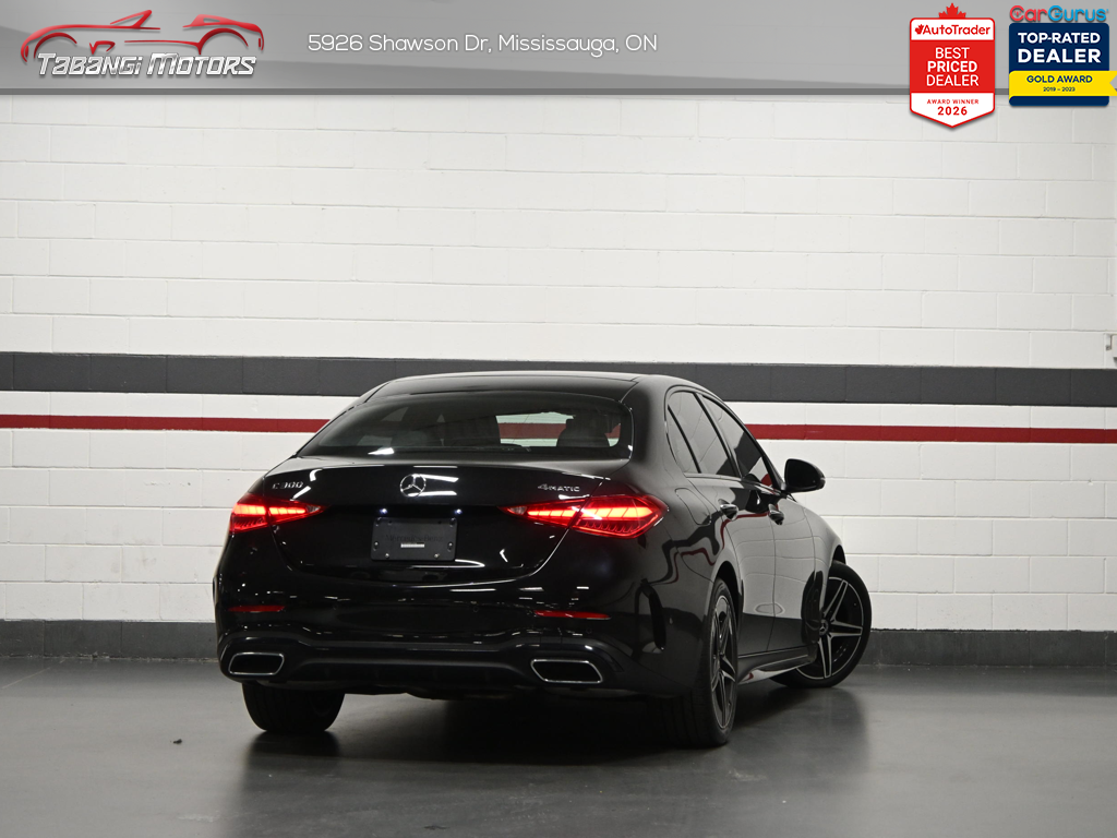 2023 Mercedes-Benz C-Class Sedan C 300 4MATIC No Accident AMG Night Red Interior 3