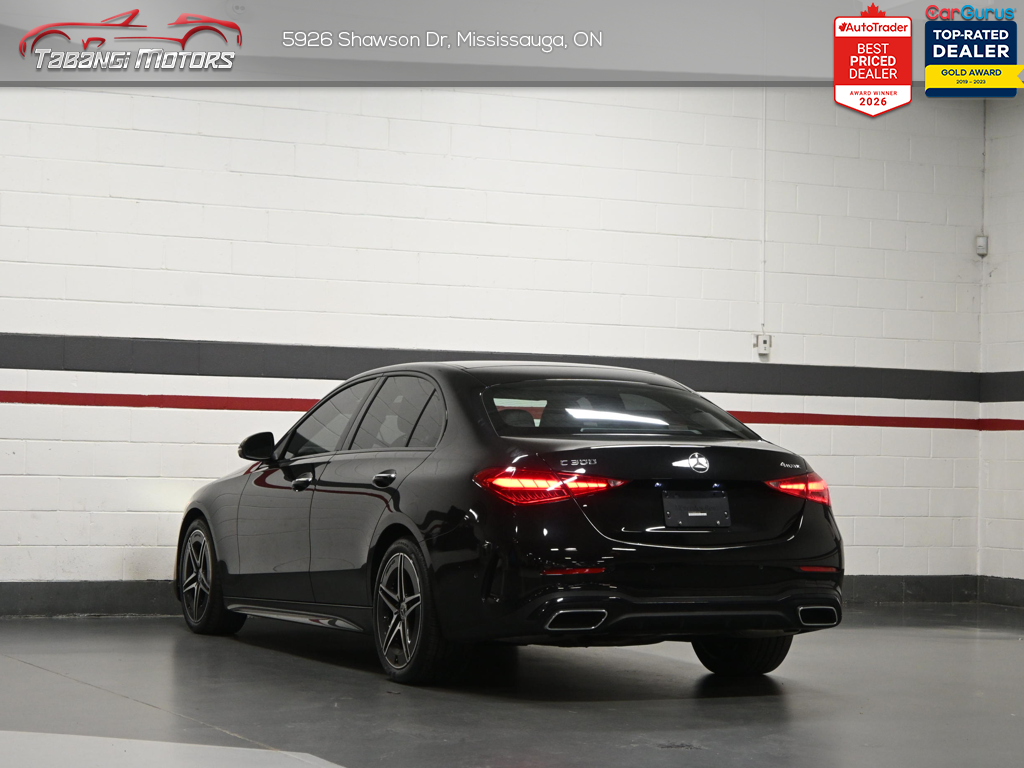 2023 Mercedes-Benz C-Class Sedan C 300 4MATIC No Accident AMG Night Red Interior 3