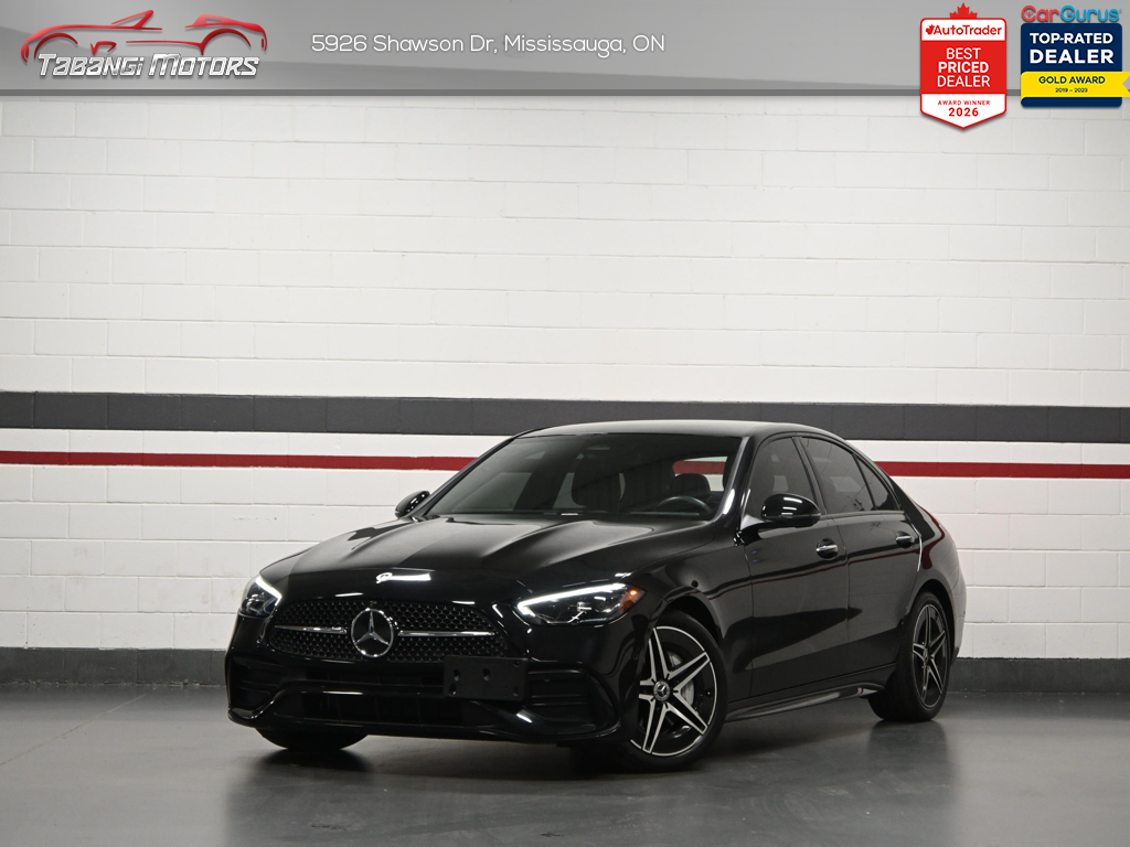 2023 Mercedes-Benz C-Class Sedan C 300 4MATIC No Accident AMG Night Red Interior 3