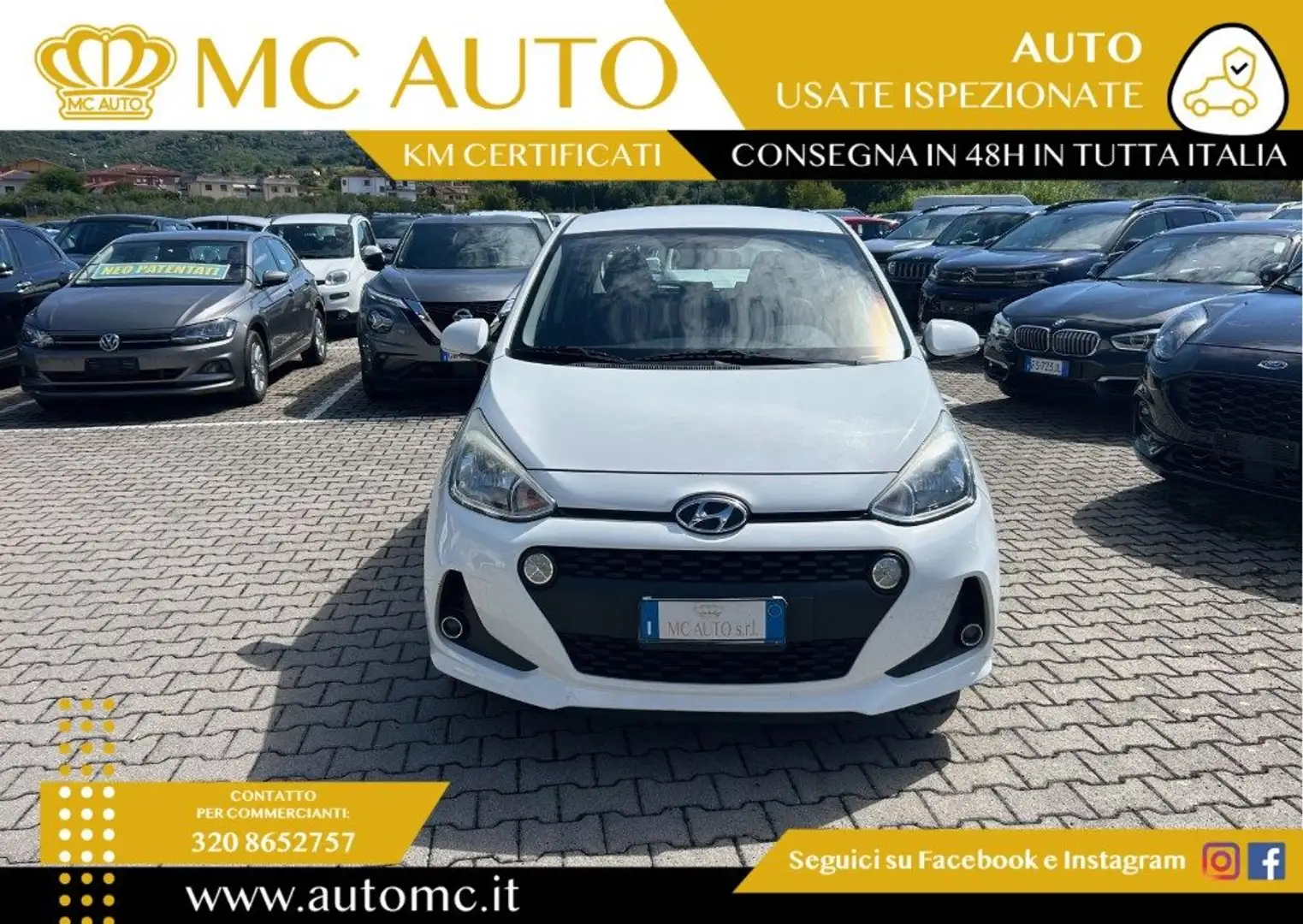 Hyundai i10 1.0 MPI Comfort PROMO CON FINAZ Blanc - 2
