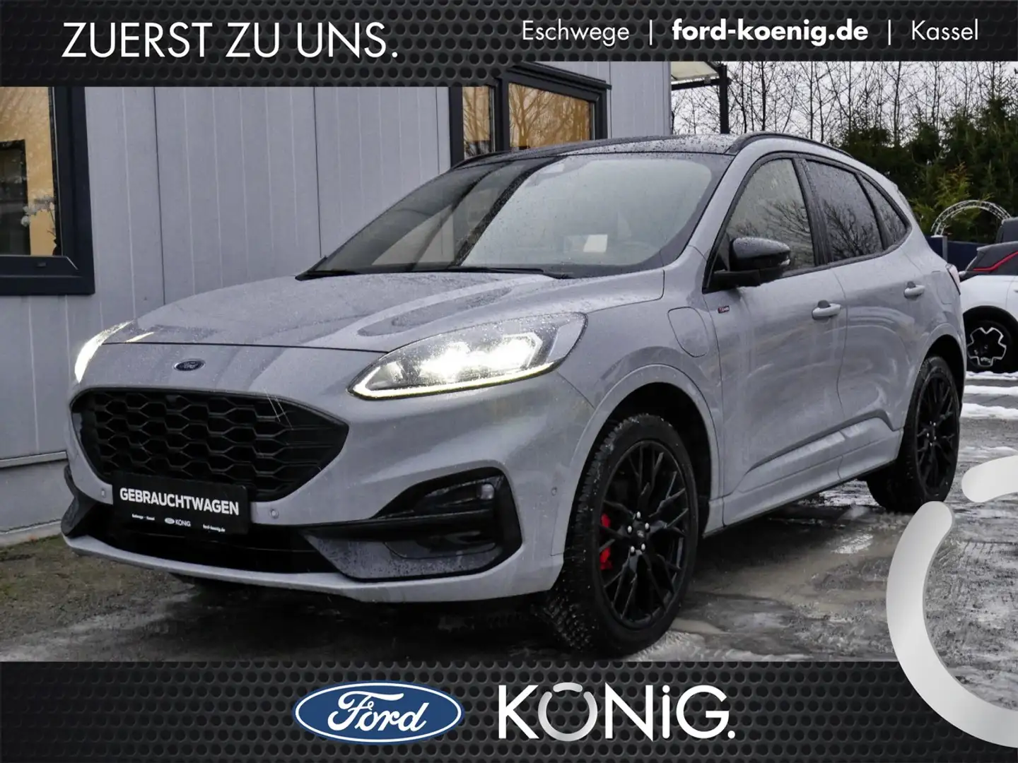 Ford Kuga Graphite Tech Edition Head-Up+AHK+KeyFree Klima Gris - 1