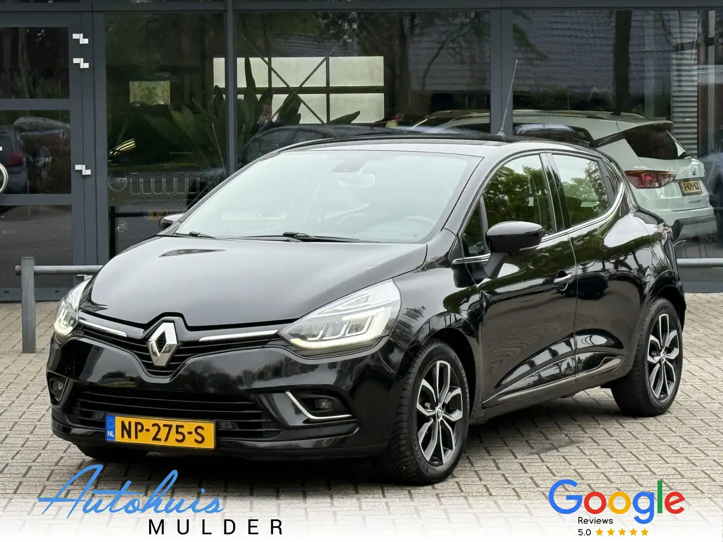 Renault Clio 0.9 TCe Intens Led/Airco/Cruise/Nieuwe ketting/Cam Zwart - 1