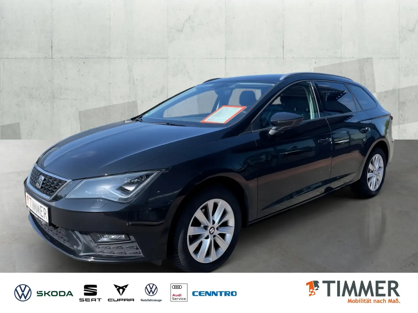 SEAT Leon ST 1.0 EcoTSI Style 6-Gang *NAVI*PDC*LED*SHZ*ALLW Schwarz - 1