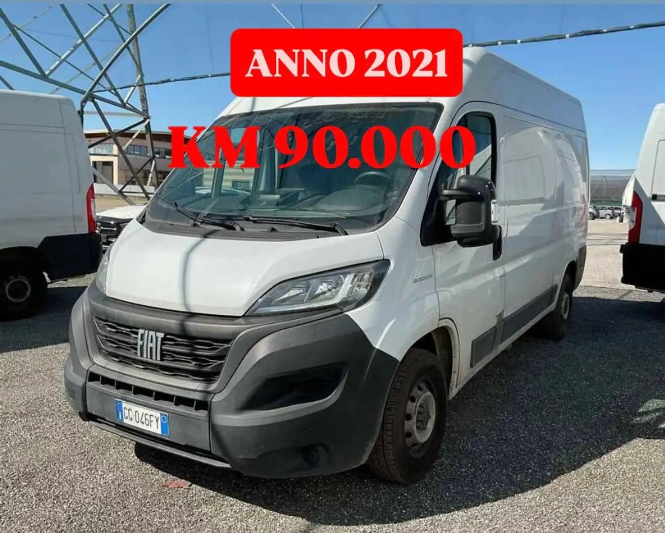 Fiat Ducato 2.2mjt 140cv L2H2 FURGONE Anno 2021 Bianco - 1