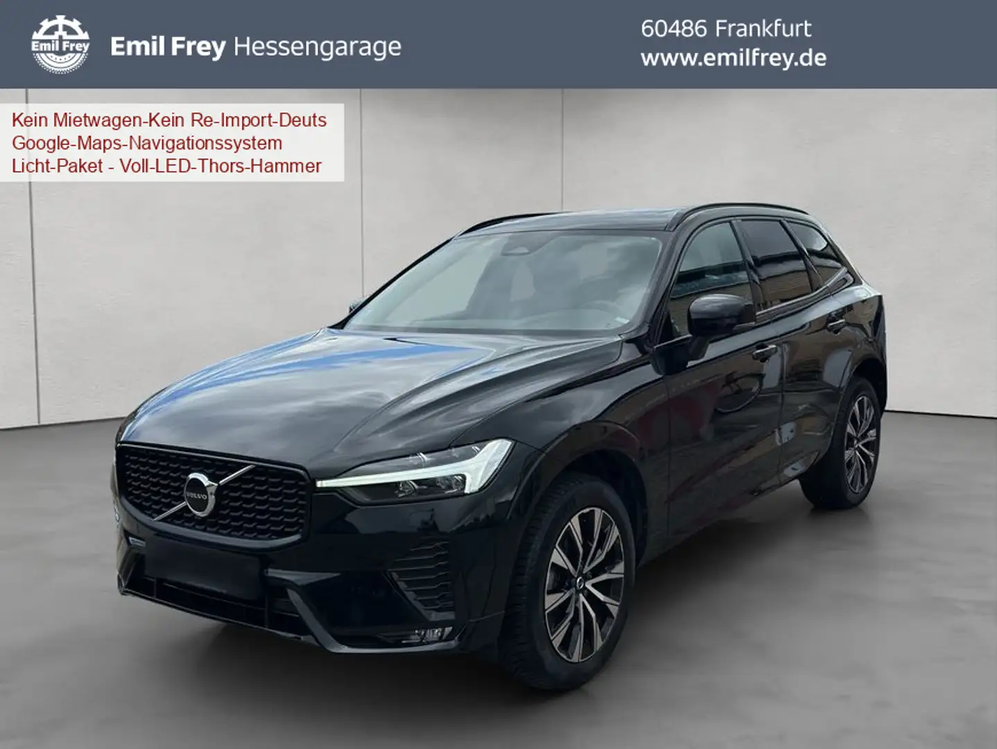 Volvo XC60 XC60 B4 Plus-Dark Aut Glasd ACC BLIS AHK Leder 19' Schwarz - 1