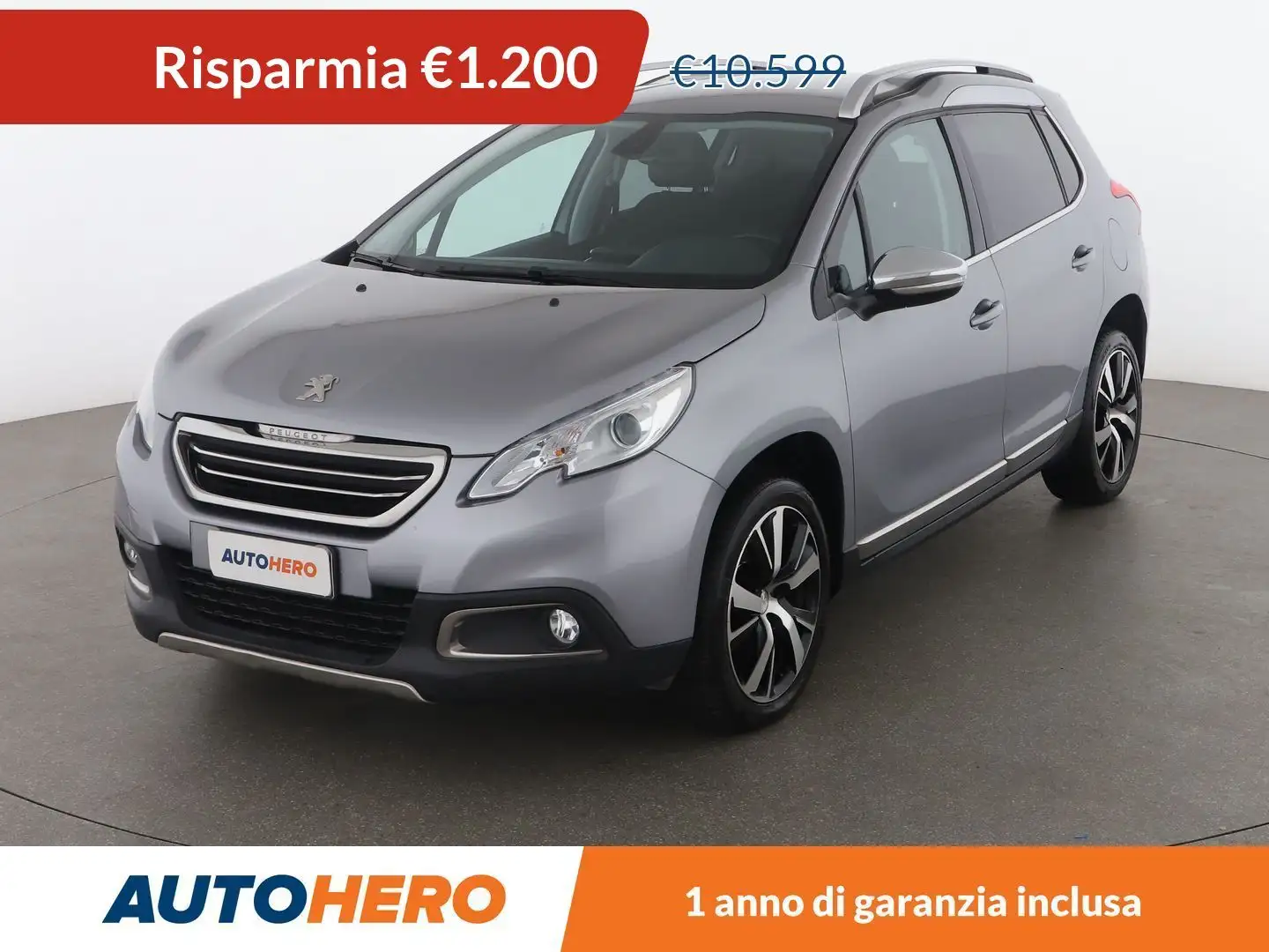 Peugeot 2008 1.6 Blue-HDi Allure 100 CV Grigio - 1