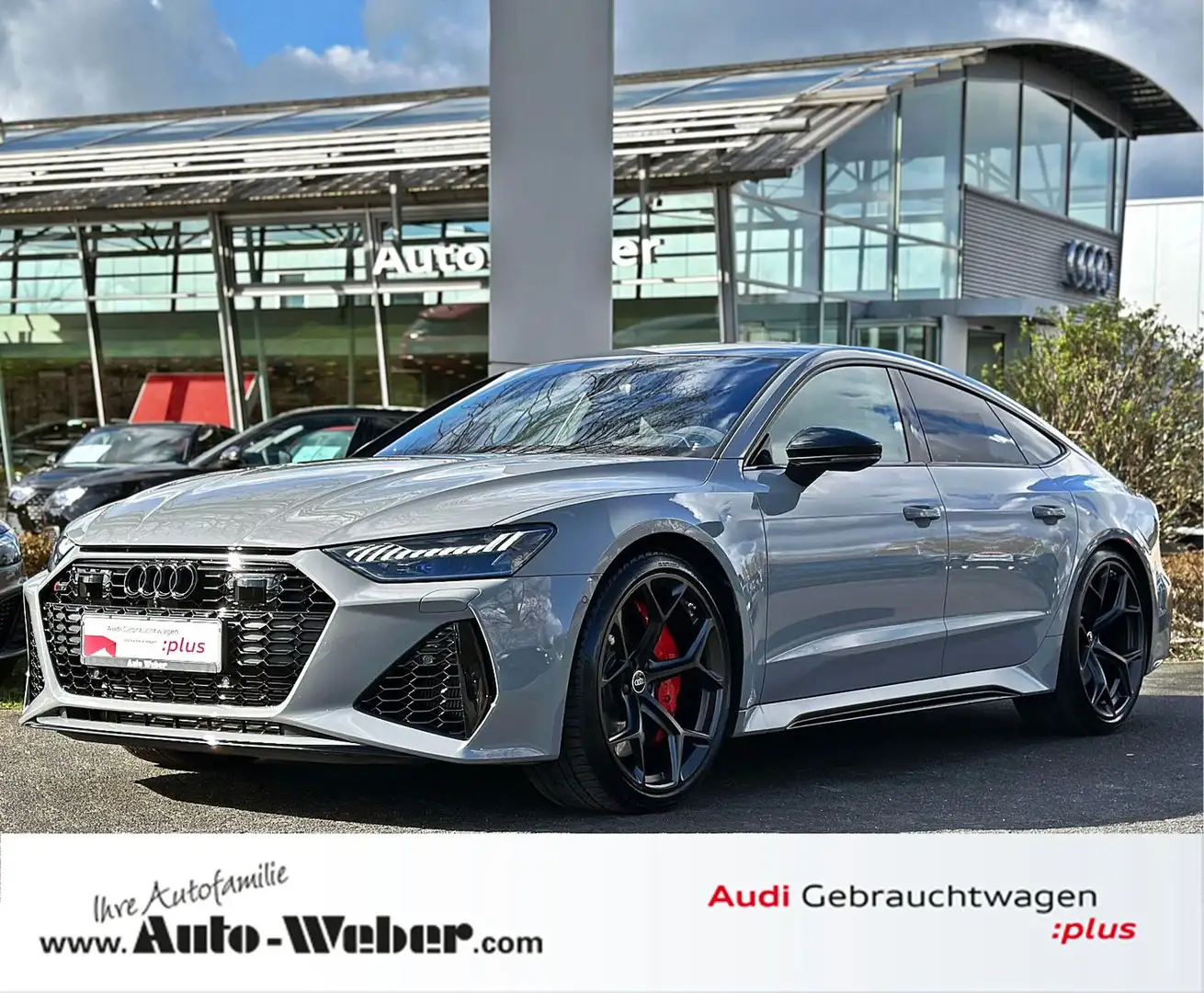 Audi RS7 performance PANO HUD B&O ADV. NIGHT STHZG Gris - 1