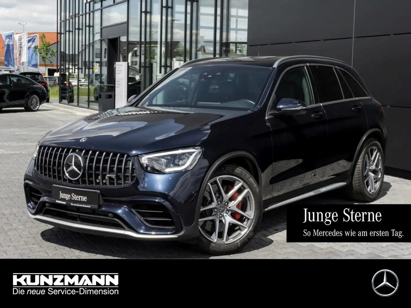 Mercedes-Benz GLC 63 AMG S 4M+ MBUX Navi+ 360° Distronic AHK Bleu - 1