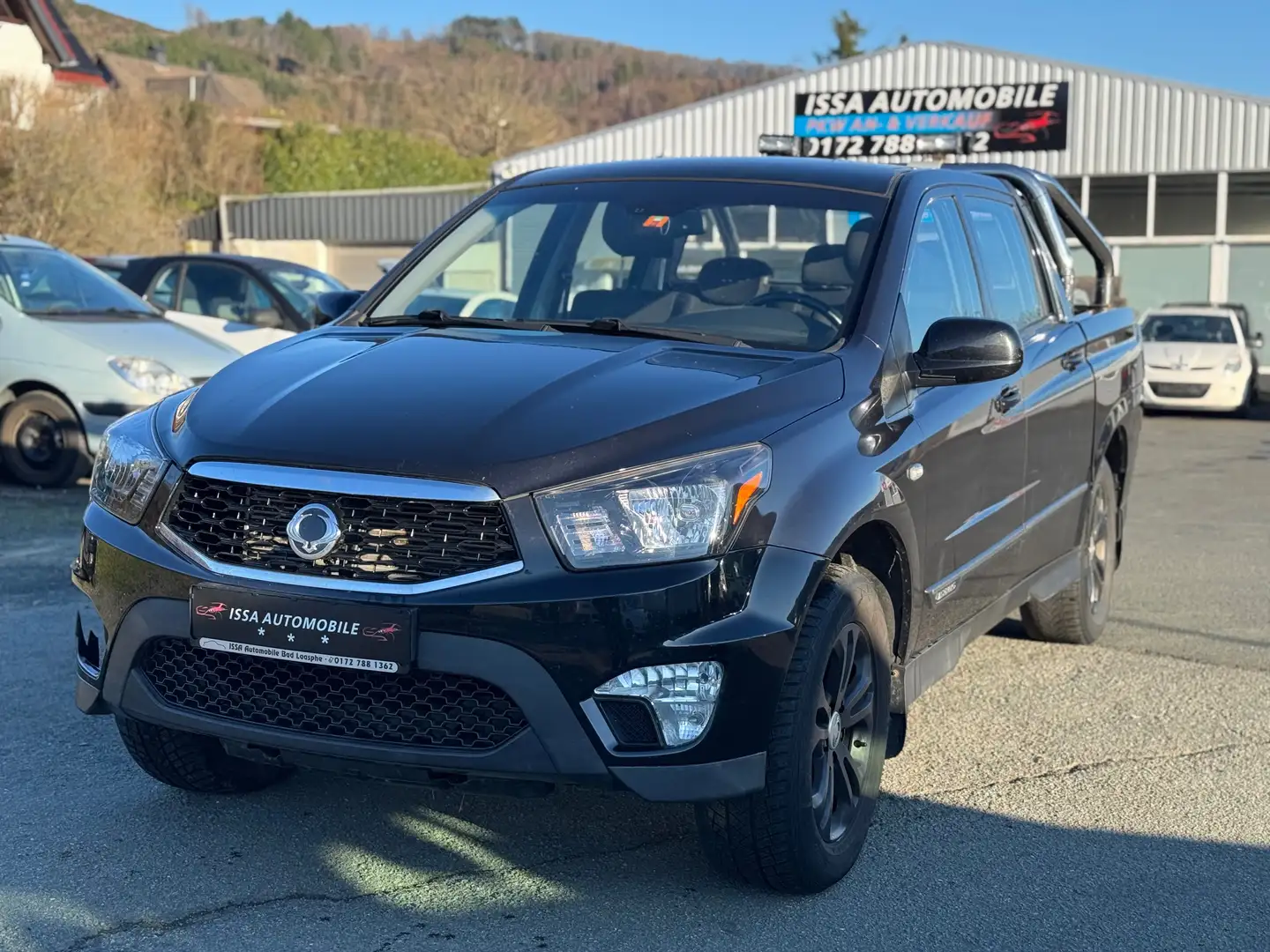 SsangYong Actyon Sports Quatrz 4WD/Euro6/AHK/Automatik/Klima/TÜV Schwarz - 1