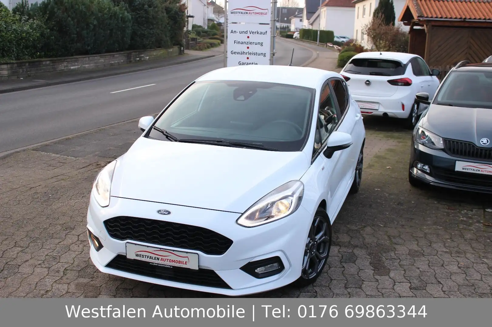 Ford Fiesta 1,0EcoBoost 140PS ST-Line|LED|ApCarPL|18" Blanc - 1