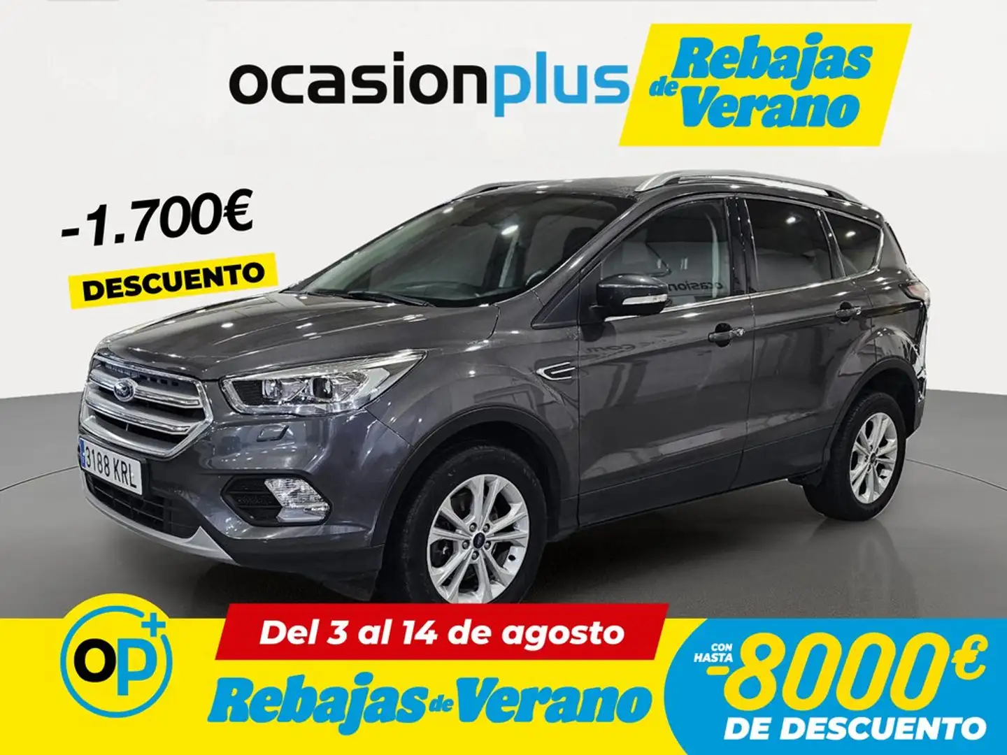 Ford Kuga 1.5TDCi Auto S&S Titanium 4x2 120 Gris - 1