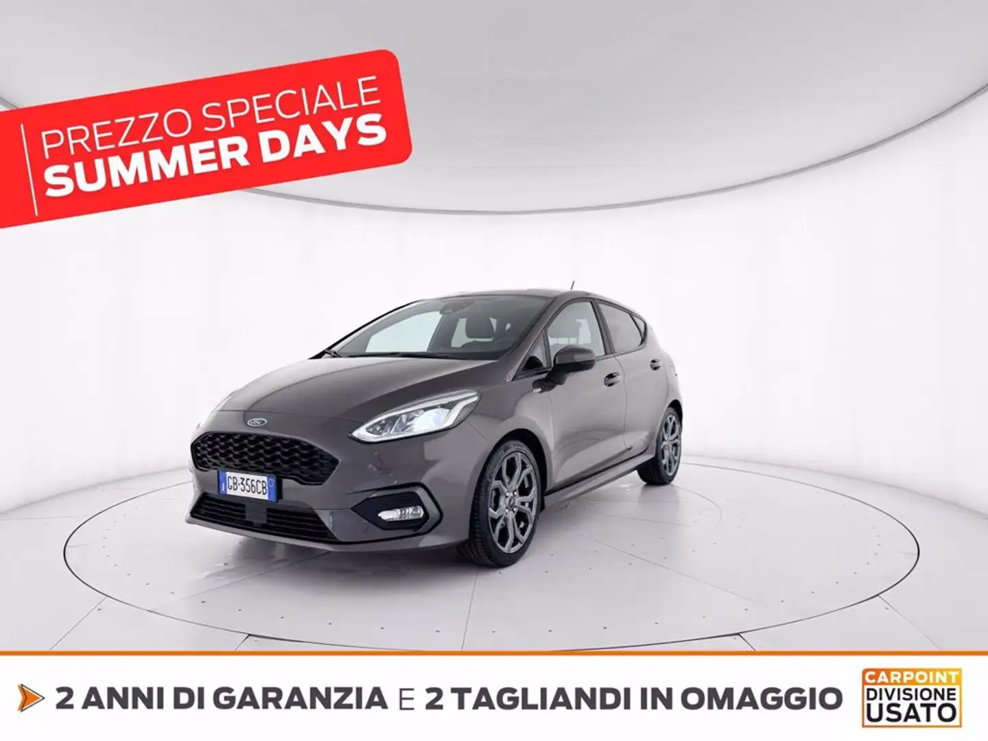 Ford Fiesta 5p 1.5 ecoblue st-line s&s 85cv my20.25 Grigio - 1