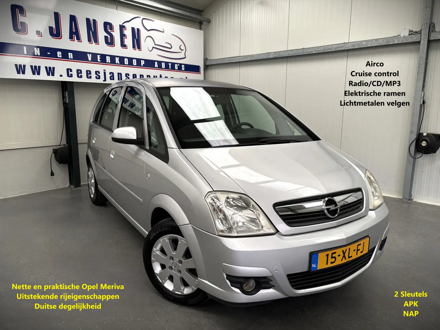 Opel Meriva 1.6-16V Temptation SUPER HANDIG !! | Airco | Airco Gris - 1