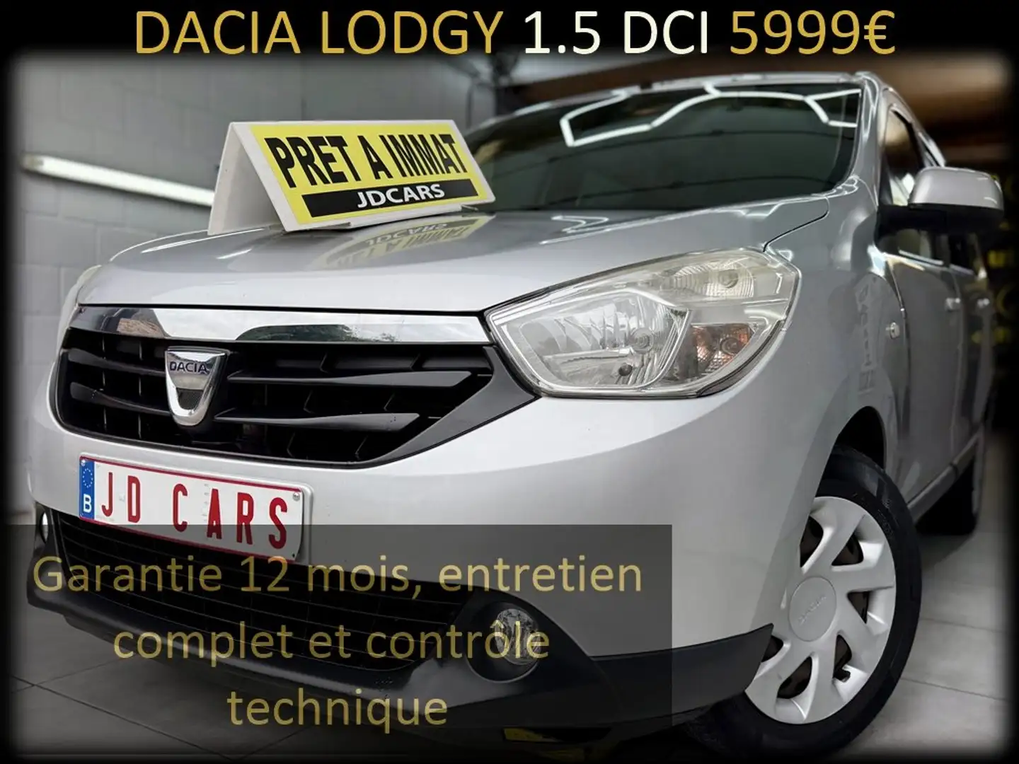 Dacia Lodgy Lodgy 1.5 DCI 5 PL ‼️GARANTIE 1AN CTOK‼️ Gris - 1