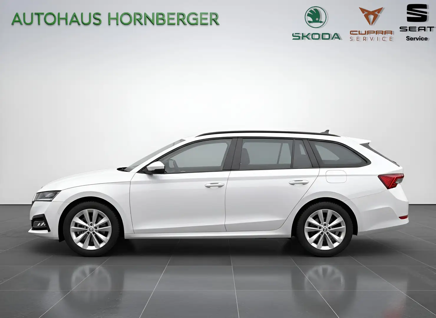 Skoda Octavia Ambition Combi 2.0TDI 150PS DSG Tempomat Alarm LED Weiß - 2