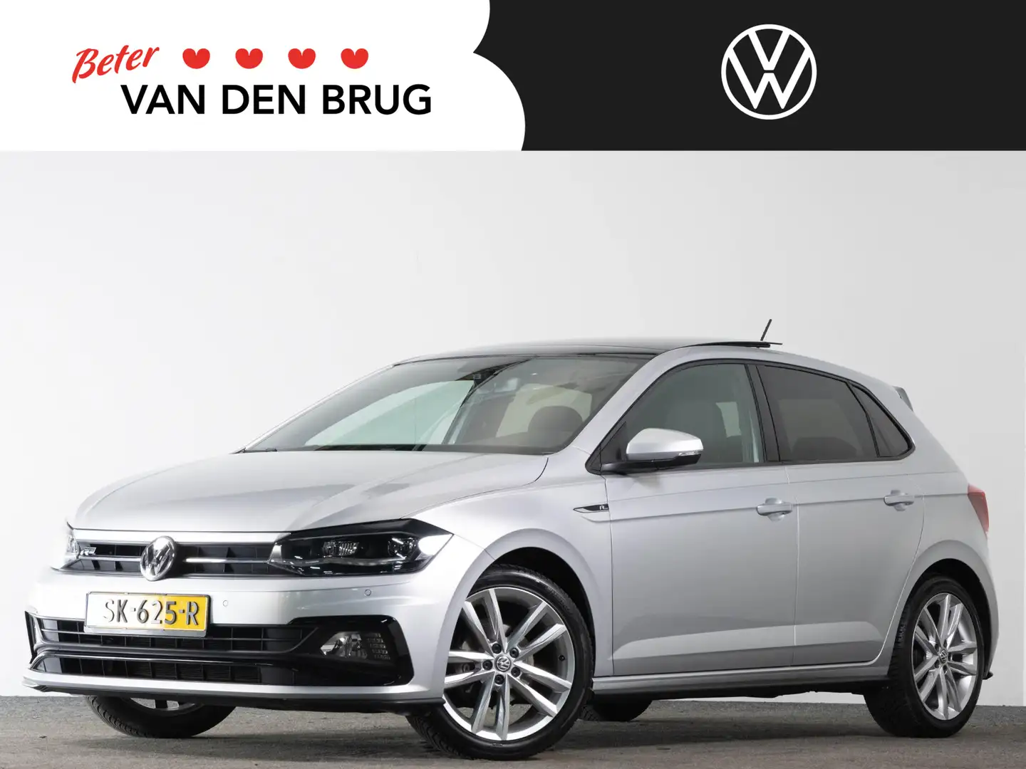 Volkswagen Polo R-Line 1.0 TSI 95 PK | LED | Panoramadak | Navigat Gris - 1