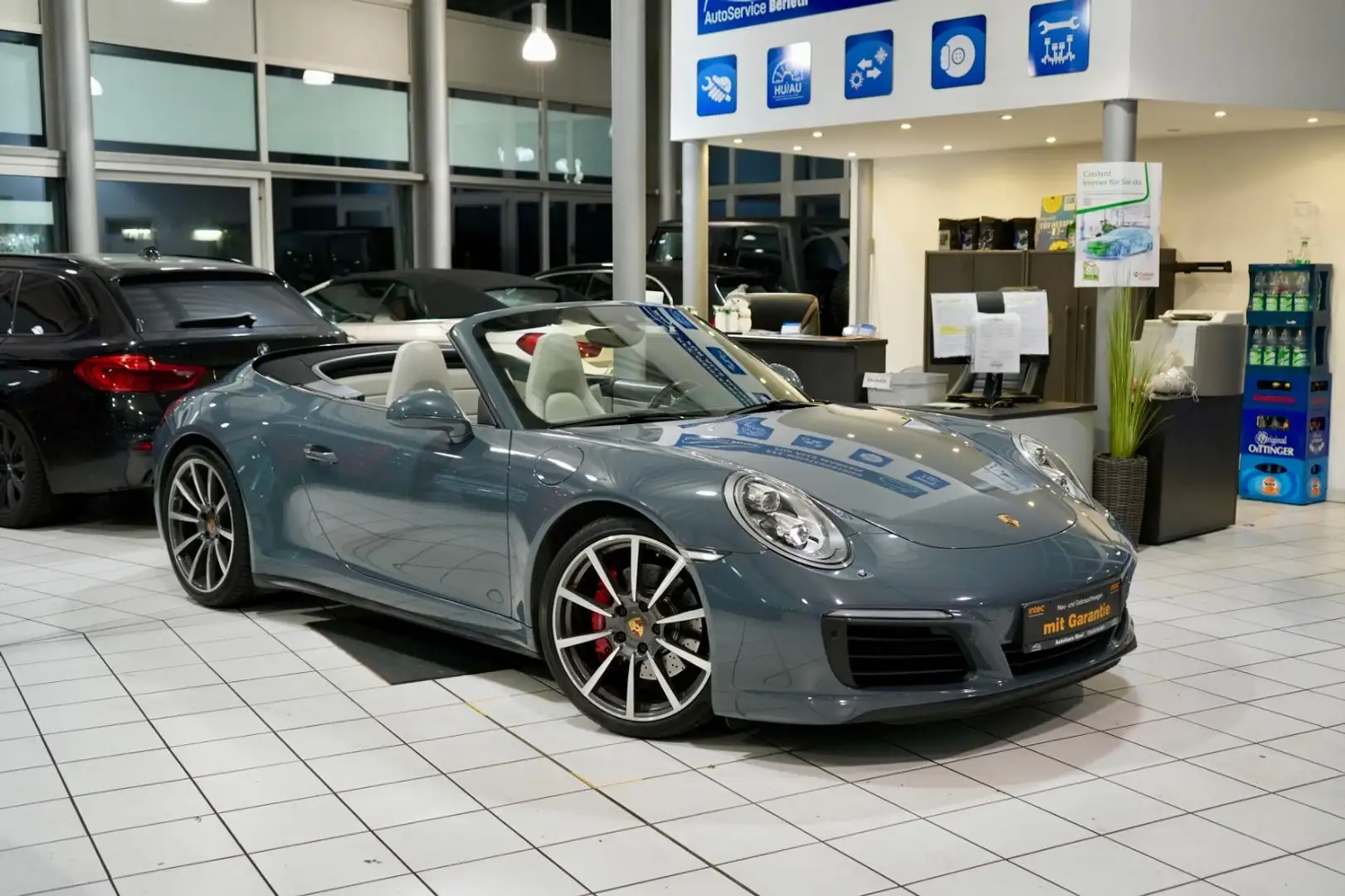 Porsche 911 Carrera 4 S Cabriolet Grijs - 1