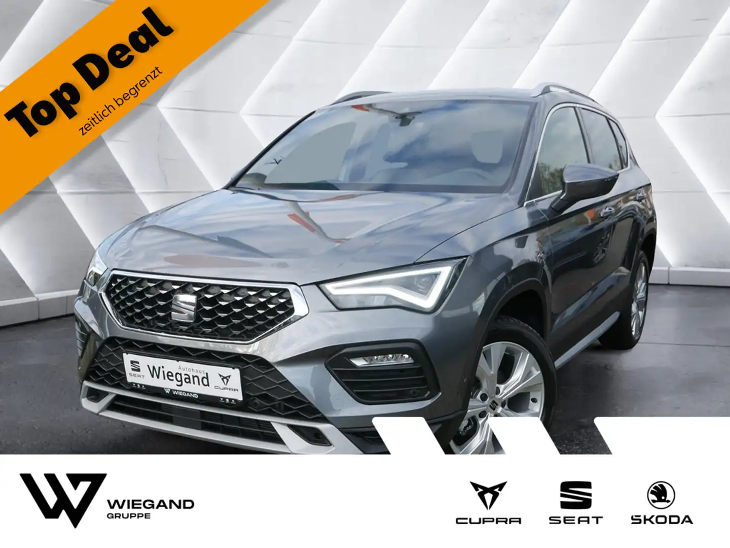 SEAT Ateca 1.5 TSI Xperience SHZ NAVI AHK ACC LED Grau - 1