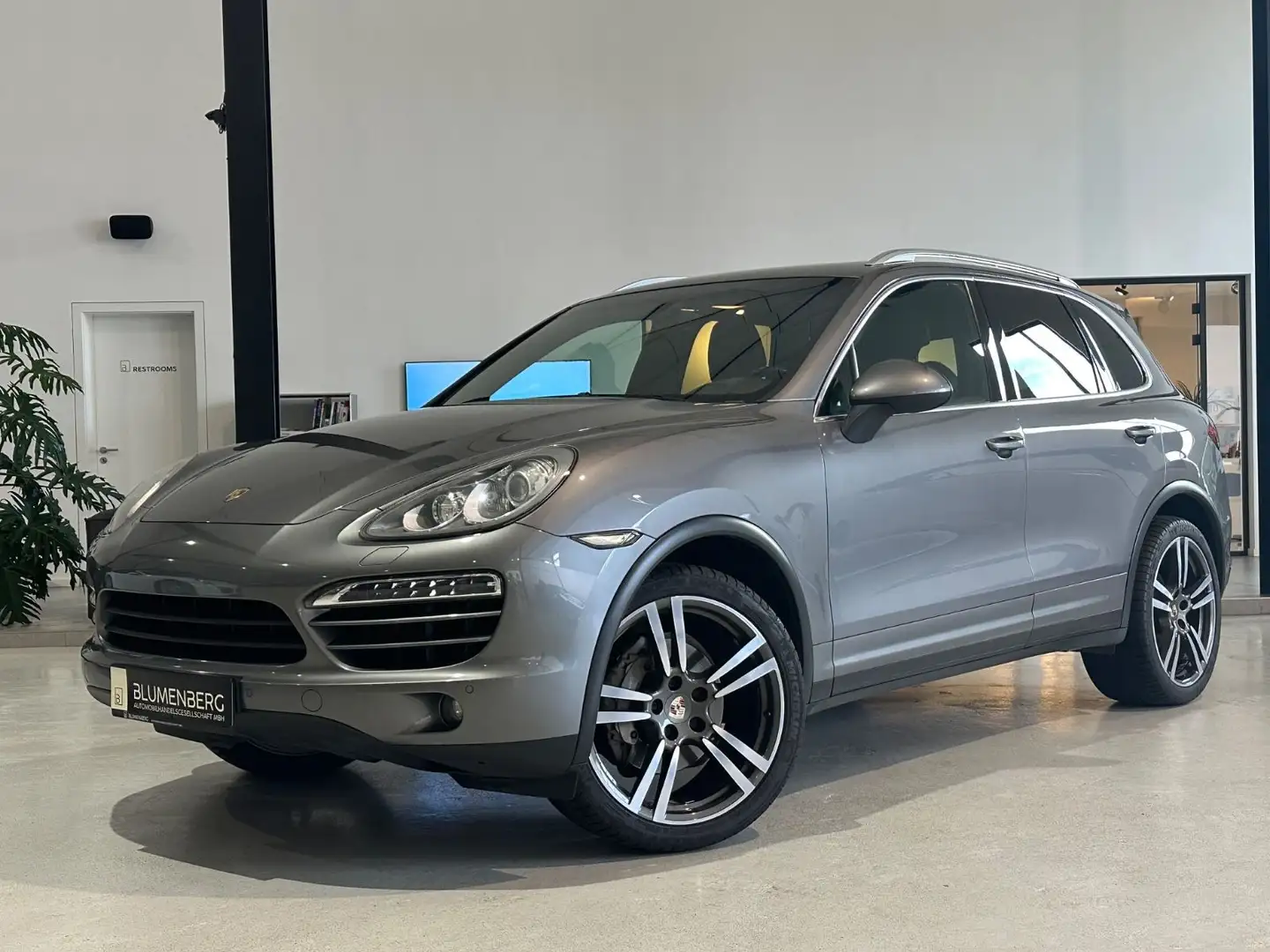 Porsche Cayenne Diesel *Navi,Pano,Leder,Tempo,PDLS,PDC* Grau - 1