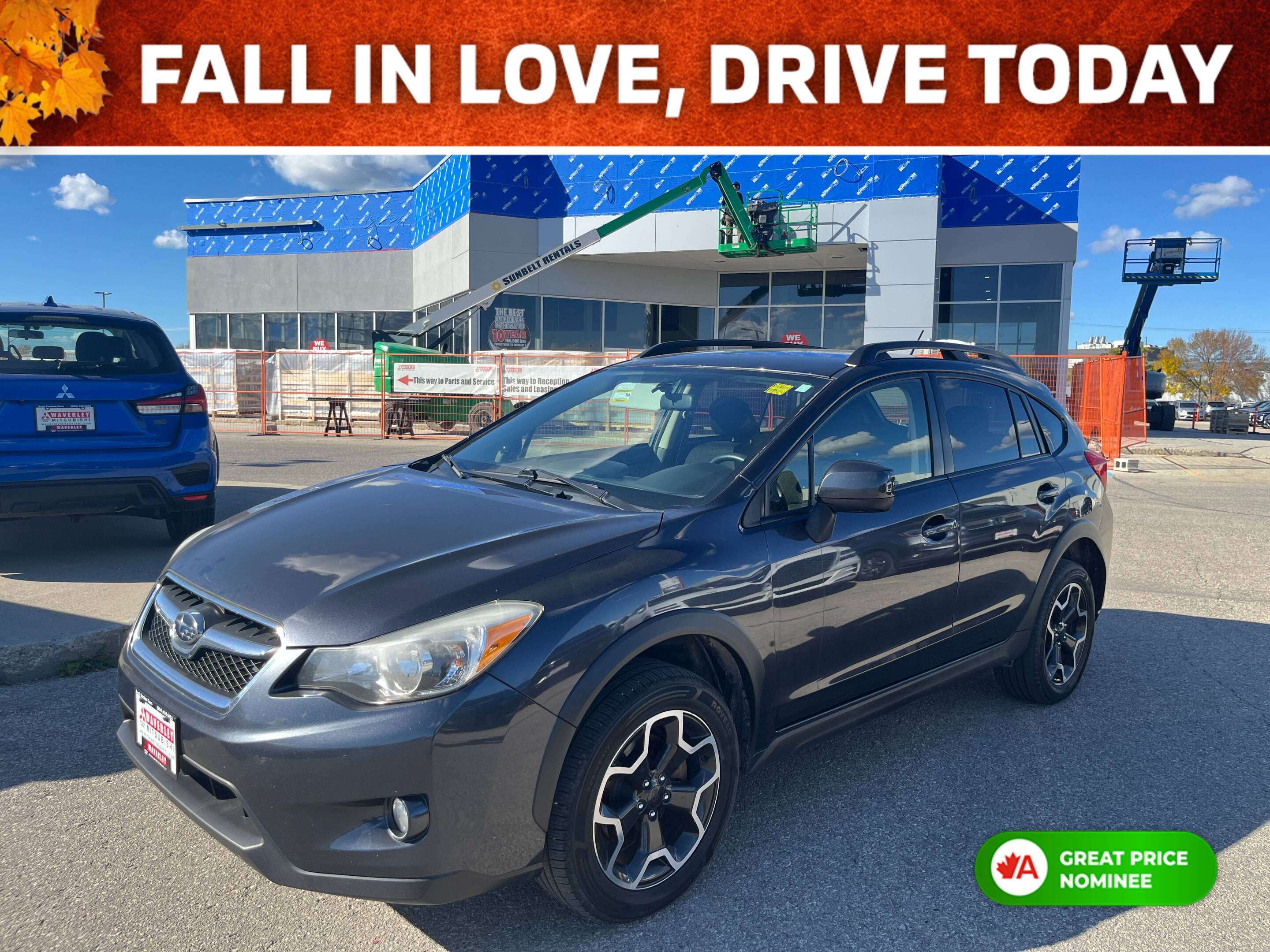 Gray 2014 Subaru Crosstrek SUV / Crossover  5-Speed Manual