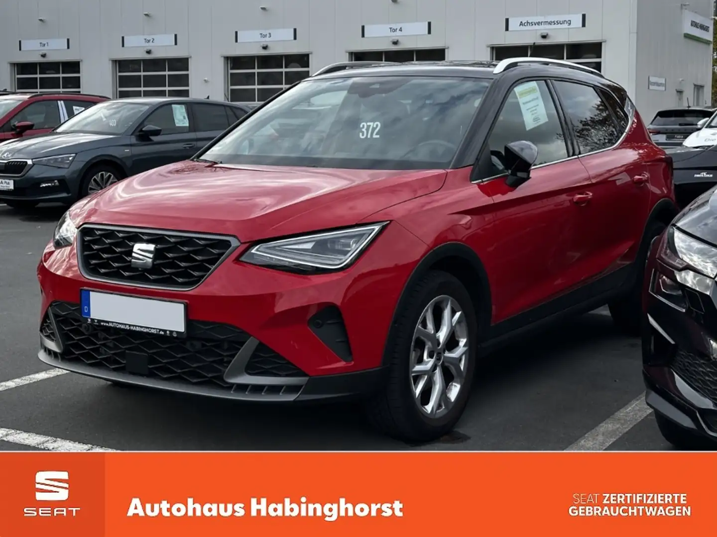 SEAT Arona 1.0 TSI DSG FR Pro ACC Navi PDC Klima CarPlay Alu Rot - 1