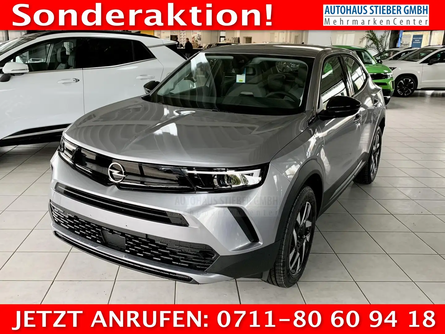Opel Mokka Elegance SHZ+LHZ+EPH HI+RFK 1.2 DIT AT8 Grau - 1
